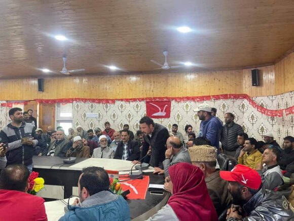 JKNC leader & DP Anantnag Altaf Kaloo presided over a crucial meeting in the Dooru