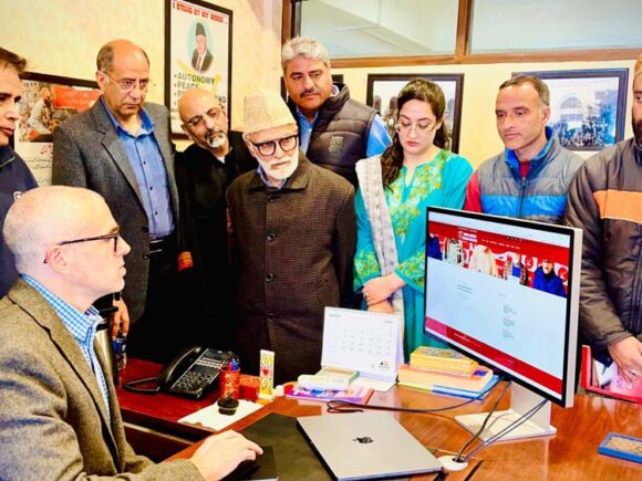 A significant milestone was reached as JKNC Vice President, Omar Abdullah, unveiled the Party’s official website