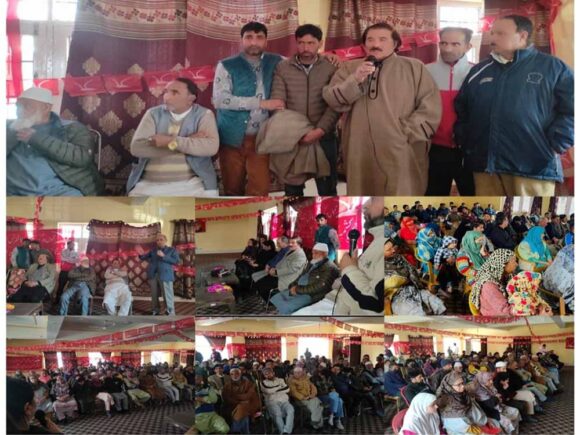 Today, a workers’ meeting was convened at the Eidgah Block, facilitated by senior JKNC leader