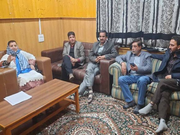 JKNC Lok Sabha Candidate for Anantnag-Rajouri Mian Altaf Ahmed today presided over a meeting