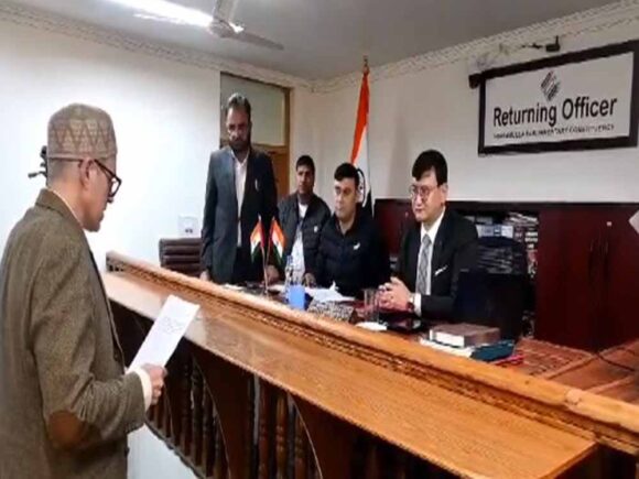 Today, JKNC VP Omar Abdullah filed his nomination papers for contesting the Baramulla-North Kashmir