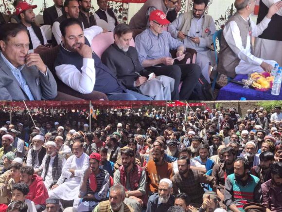 Omar leads road shows, addresses public meetings in  Kupwara