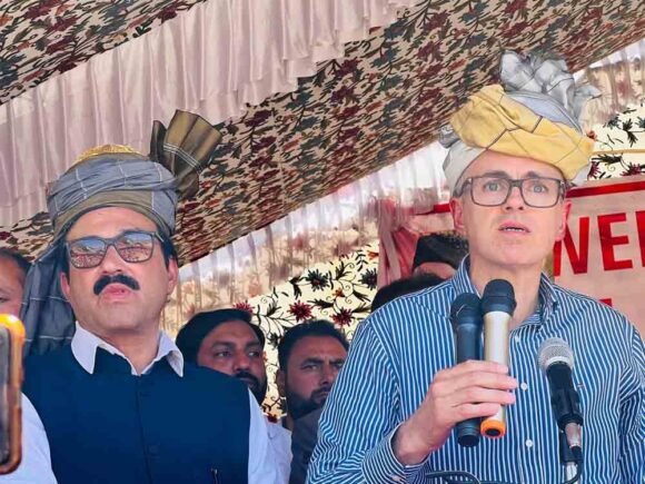 Omar Abdullah addresses series of public gatherings in Uri, Wagoora