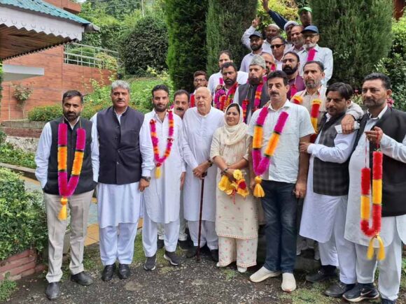 A delegation from Banihal, led by senior leader and Candidate from Banihal, Mr. Sajjad Shaheen