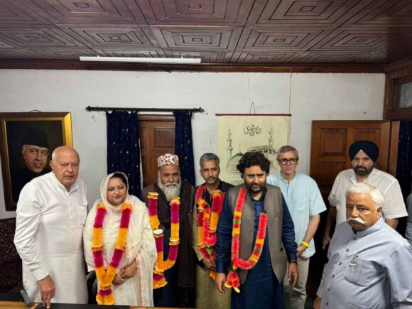 Javed Iqbal Choudhary, a highly respected and popular youth leader from Rajouri district, has joined the Jammu and Kashmir National Conference (JKNC).