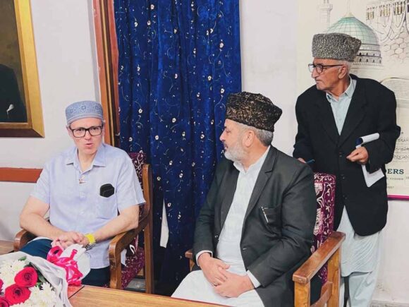 JKNC Vice President Omar Abdullah welcomed Shahzad Khan