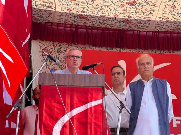 Only symbol standing against BJP is plough symbol of National Conference: Omar Abdullah