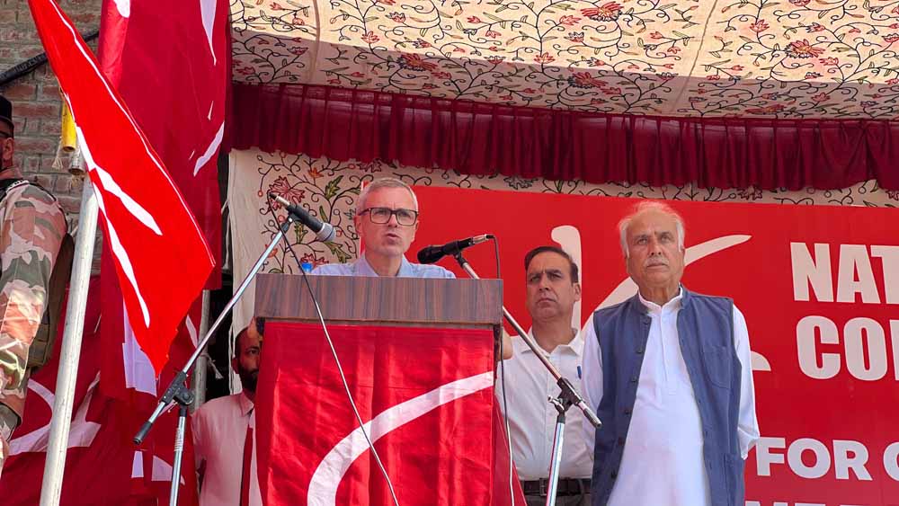 Only symbol standing against BJP is plough symbol of National Conference: Omar Abdullah