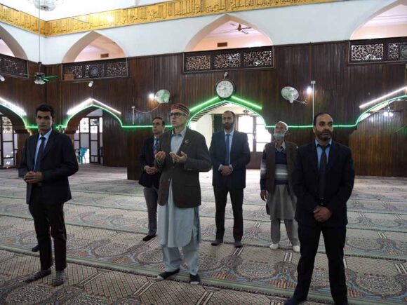 JKNC VP & Chief Minister Designate Omar Abdullah visited the revered Hazratbal Shrine